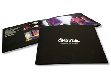 ON STAGE – Eventi di prestigio. Una Brochure con soluzioni esclusive come quella di On Stage