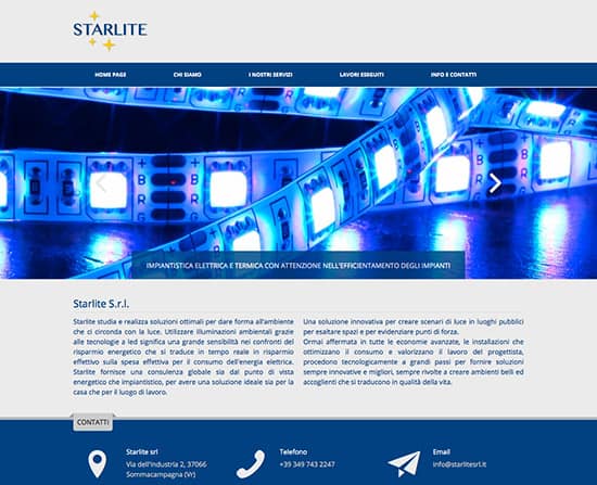 STARLITE SRL – La versatilità dell’illuminazione a LED sul web