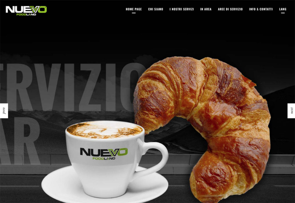 Nuevo Foodland – design di logo e sito web