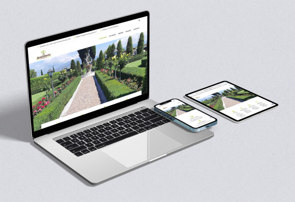 Bonometti Giardini: logo e sito web