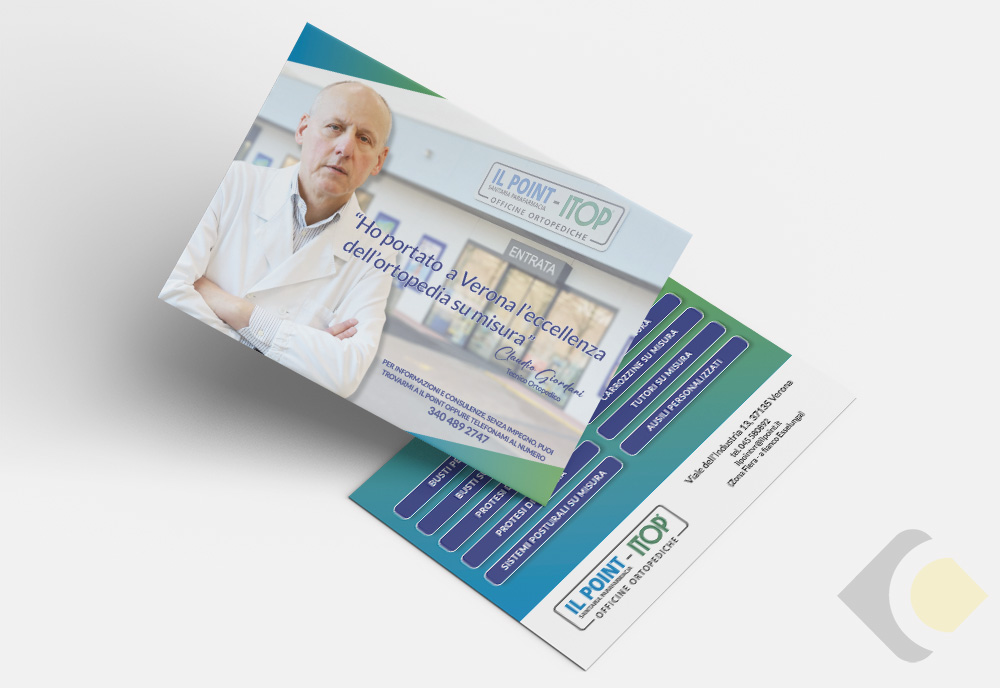Il Point – Itop: flyer di promozione dell’ortopedia veronese